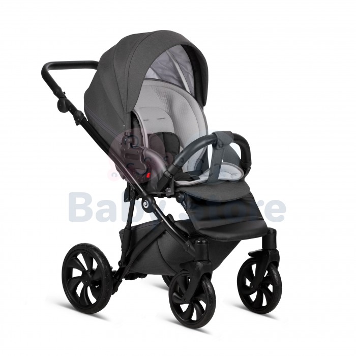 tutis zippy 3in1 universalus vezimelis dark grey tamsiai pilkos spalvos modelis