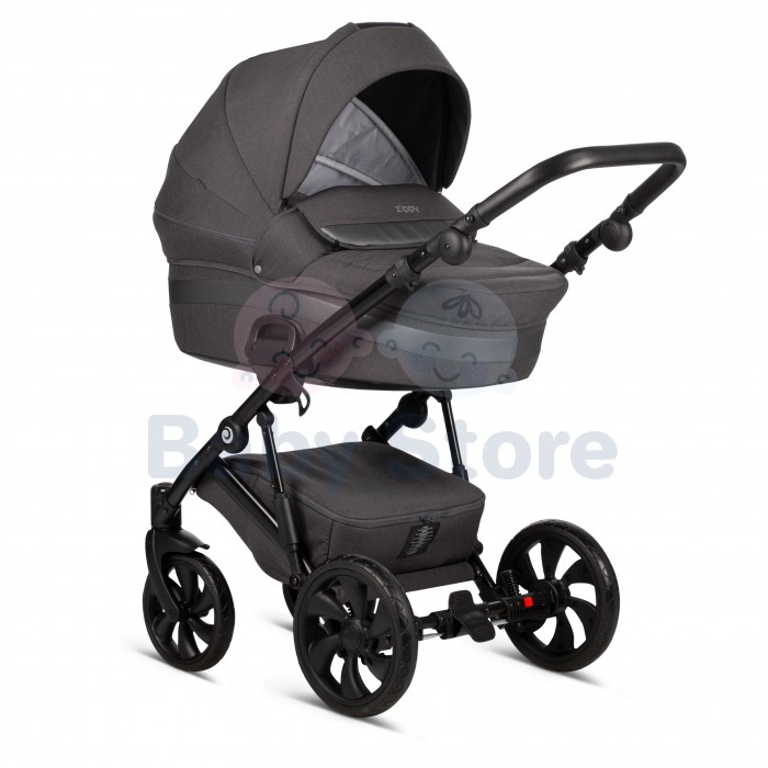 tutis zippy 3in1 universalus vezimelis dark grey tamsiai pilkos spalvos modelis