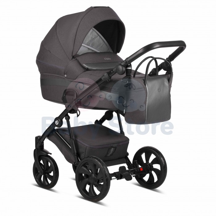 tutis zippy 3in1 universalus vezimelis dark grey tamsiai pilkos spalvos modelis