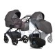 tutis zippy 3in1 universalus vezimelis dark grey tamsiai pilkos spalvos modelis