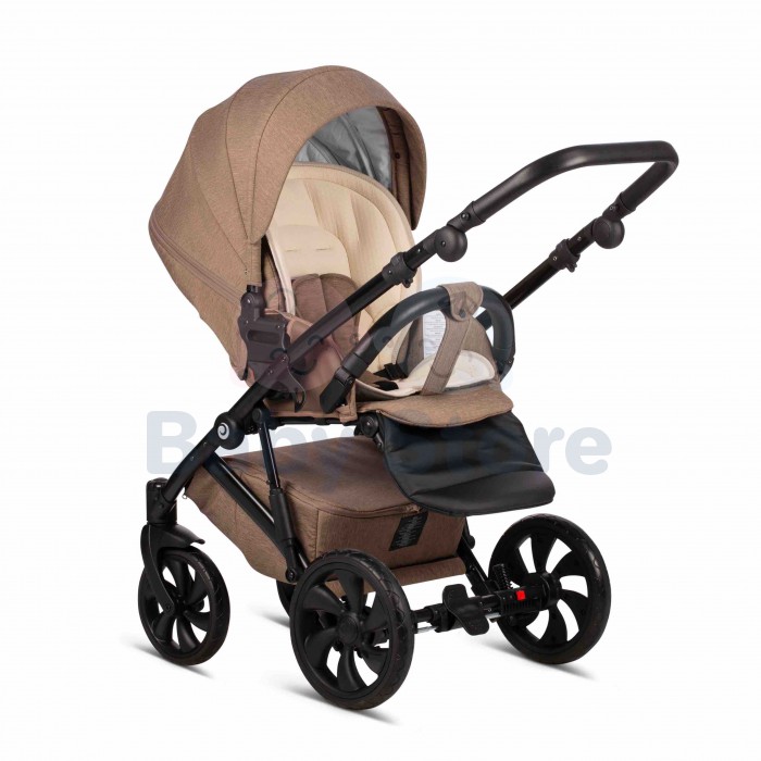 tutis zippy 3in1 universalus vezimelis brown rudos spalvos patogus modelis