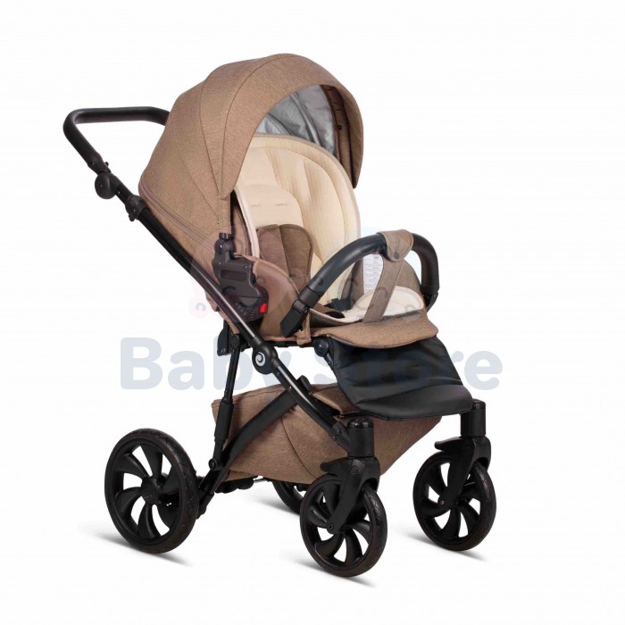 tutis zippy 3in1 universalus vezimelis brown rudos spalvos patogus modelis