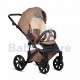 tutis zippy 3in1 universalus vezimelis brown rudos spalvos patogus modelis