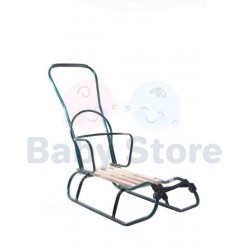 BEST FOR BABIES WINTER rogutės su atrama ir rankena Green