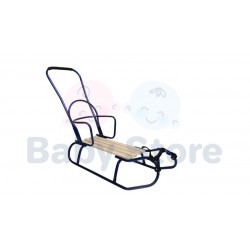 BEST FOR BABIES WINTER rogutės su atrama ir rankena Blue