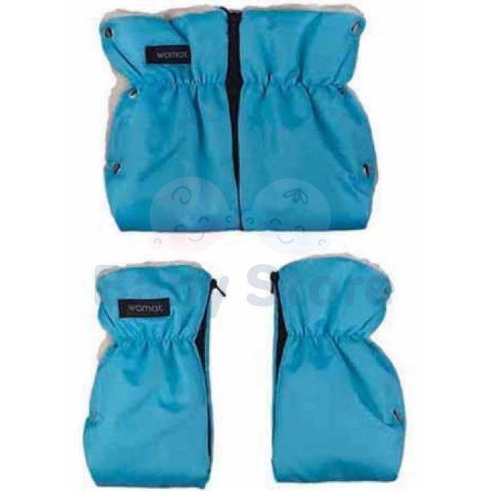 Womar dviejų dalių pirštinės vežimėliui – žieminės stroller mittens tėvams