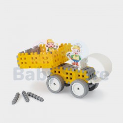 Mini vaflinis konstruktorius „Statybininkas“ mažas rinkinys