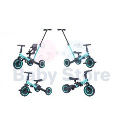MOOVKEE triratukas - balansinis transformeris MIKE 6in1 OCEAN BLUE