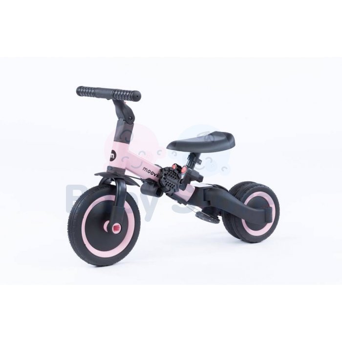 MOOVKEE triratukas - balansinis transformeris MIKE 6in1 SWEET PINK