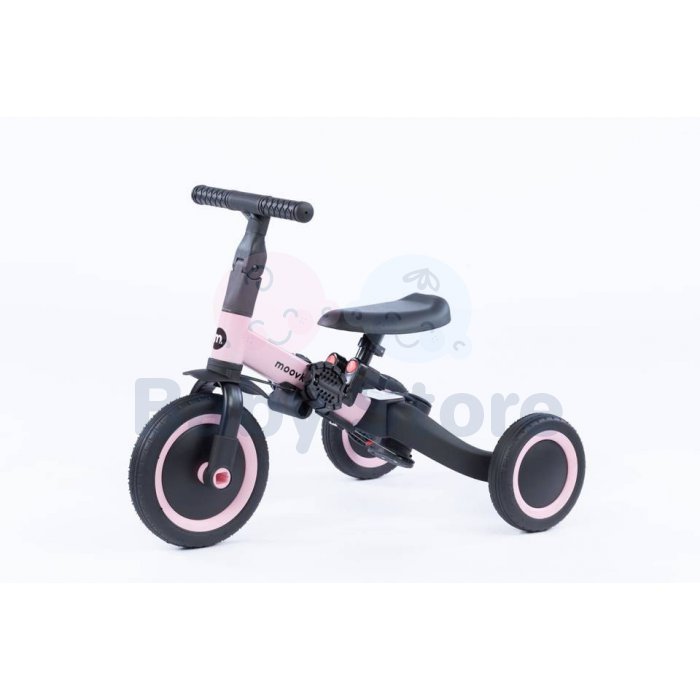 MOOVKEE triratukas - balansinis transformeris MIKE 6in1 SWEET PINK