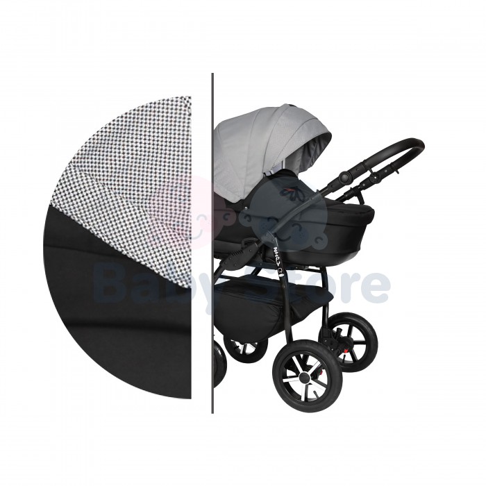 BABYMERC universalus vežimėlis Q ZIPY 3in1