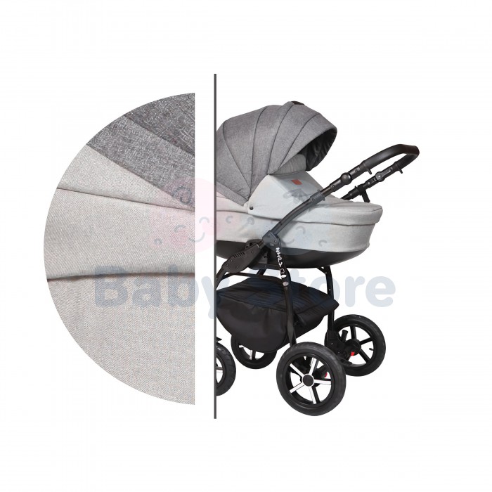 BABYMERC universalus vežimėlis Q ZIPY 3in1