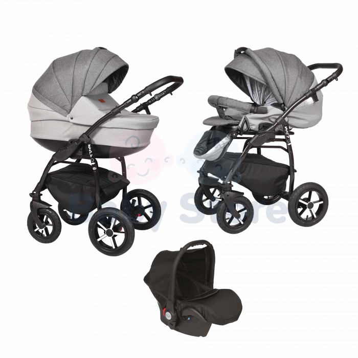 BABYMERC universalus vežimėlis Q ZIPY 3in1