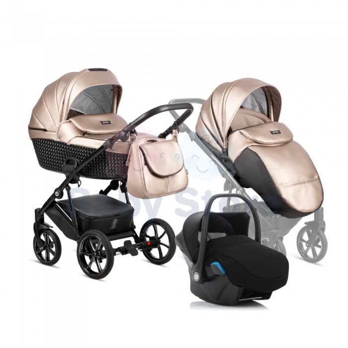 tutis viva life galaxy edition 3in1 universalus vezimelis mercury pilkos premium spalvos modelis