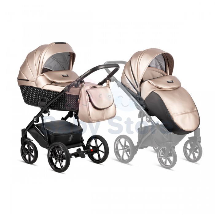 tutis viva life galaxy edition 2in1 universalus vezimelis mercury pilkos spalvos premium modelis