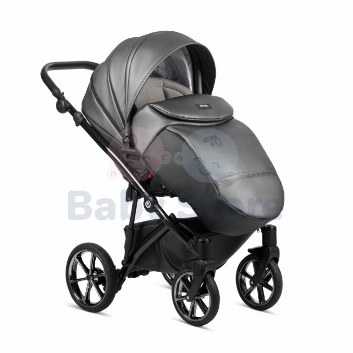 tutis viva life galaxy edition 2in1 universalus vezimelis moon pilkai kremines spalvos