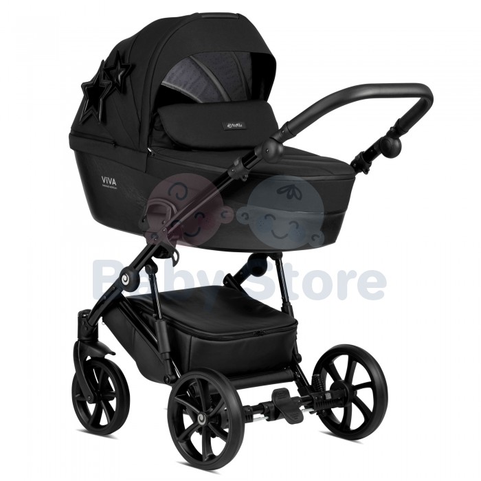 tutis viva 4 star 3in1 universalus vezimelis black star juodos kolekcijos stilingas modelis