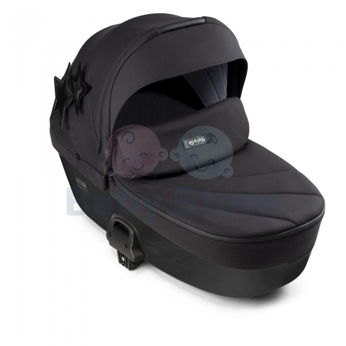 tutis viva 4 star kolekcija 2in1 universalus vezimelis black star juodos spalvos modelis