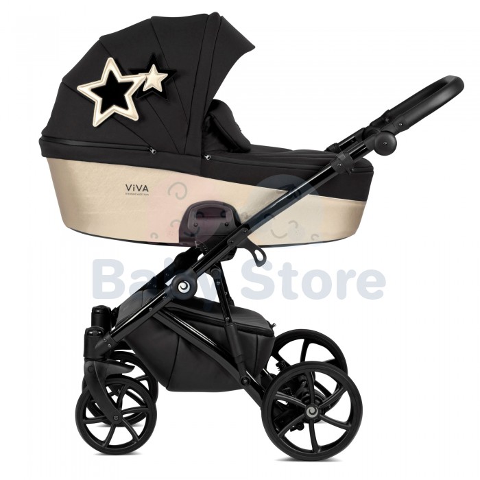 tutis viva 4 star kolekcija 2in1 universalus vezimelis gold star auksines spalvos premium modelis