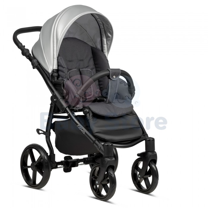 tutis novo 3in1 universalus vezimelis caviar juodos premium spalvos modelis