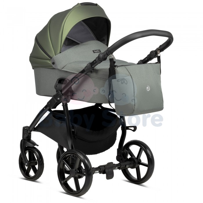 tutis novo 3in1 universalus vezimelis olive alyvu zalios spalvos modelis