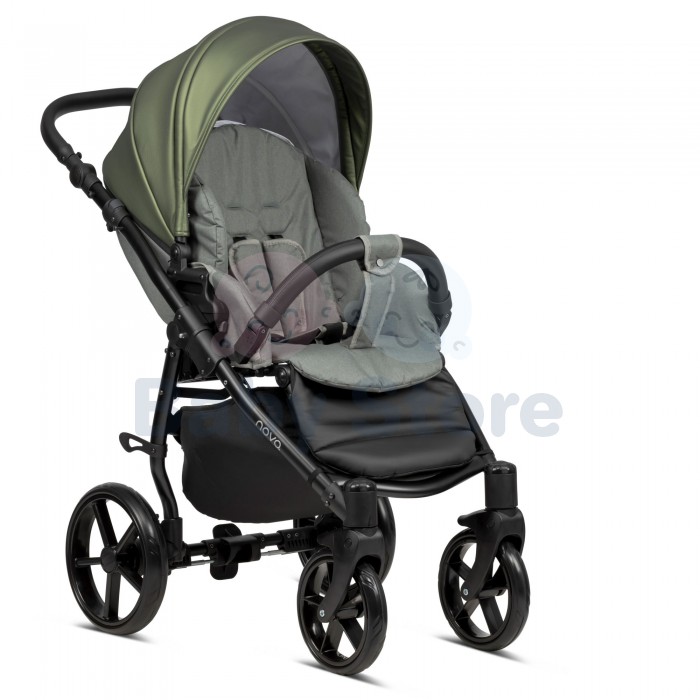 tutis novo 3in1 universalus vezimelis olive alyvu zalios spalvos modelis