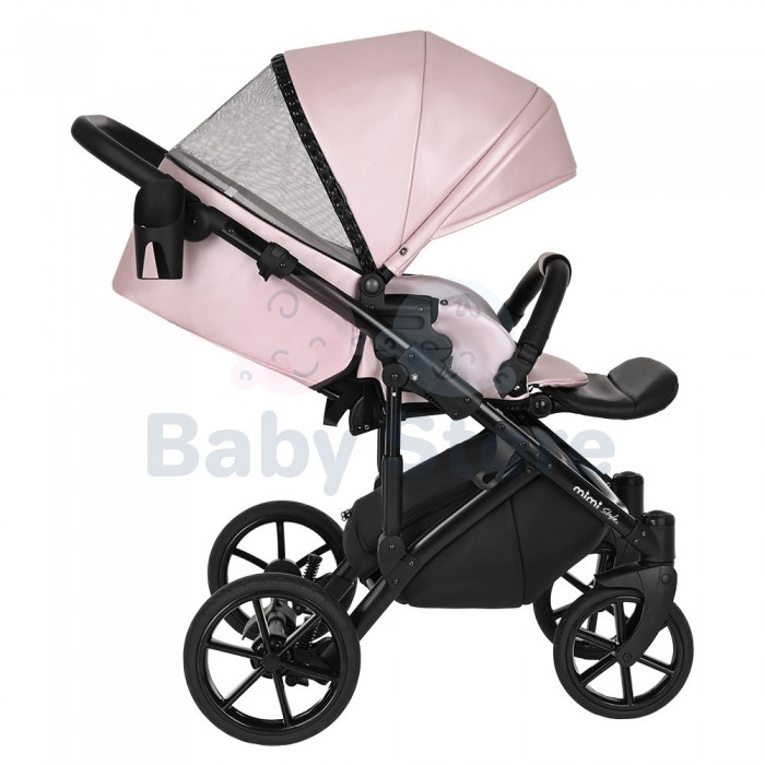 tutis mimi style galaxy 3in1 universalus vezimelis rose svelniai rozu spalvos modelis