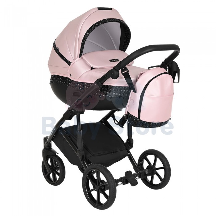 tutis mimi style galaxy 3in1 universalus vezimelis rose svelniai rozu spalvos modelis