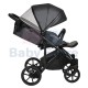 tutis mimi style galaxy 3in1 universalus vezimelis black metalic juodos metalines spalvos modelis