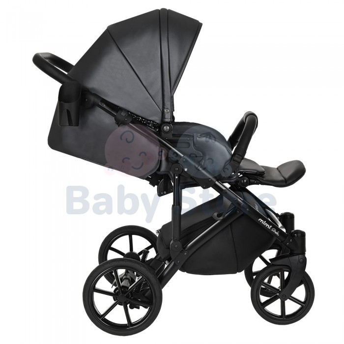 tutis mimi style galaxy 3in1 universalus vezimelis black metalic juodos metalines spalvos modelis
