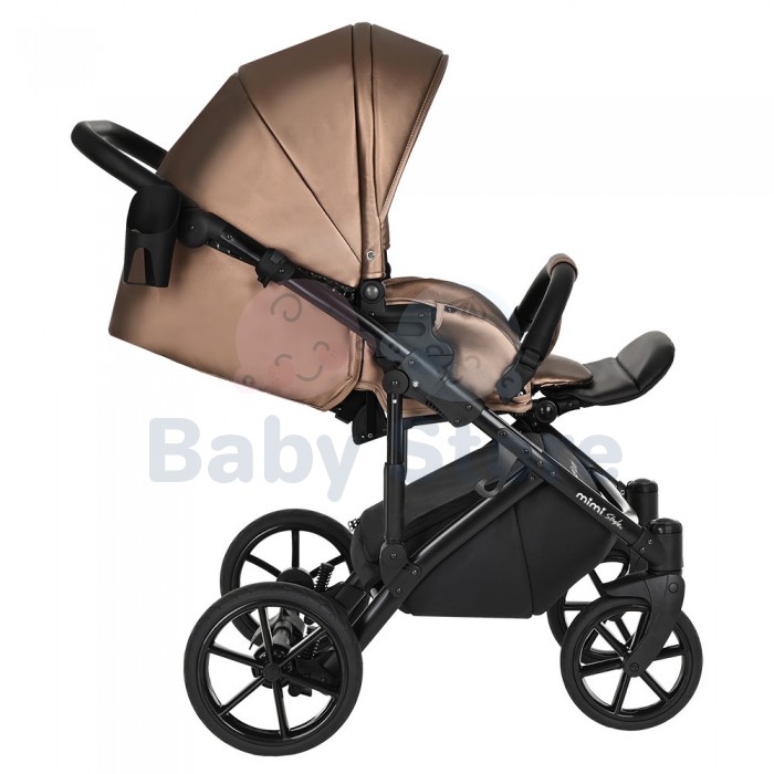 tutis mimi style galaxy 3in1 universalus vezimelis brown metalic rudos metalines spalvos modelis