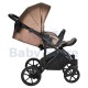 tutis mimi style galaxy 3in1 universalus vezimelis brown metalic rudos metalines spalvos modelis