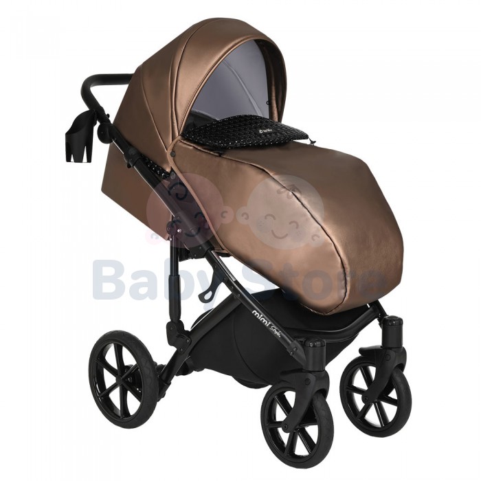 tutis mimi style galaxy 3in1 universalus vezimelis brown metalic rudos metalines spalvos modelis