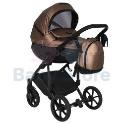TUTIS universalus vežimėlis MIMI STYLE Galaxy 3in1 Brown Metalic 2023