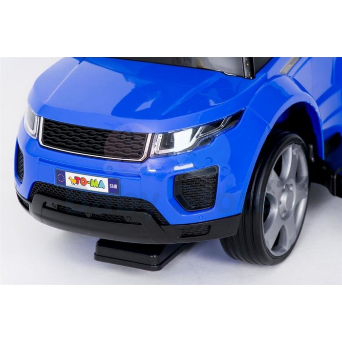 TO-MA paspiriama mašinytė su rankena 614R Blue vaikams