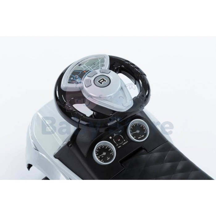 TO-MA paspiriama mašinytė su rankena 614R Grey vaikams