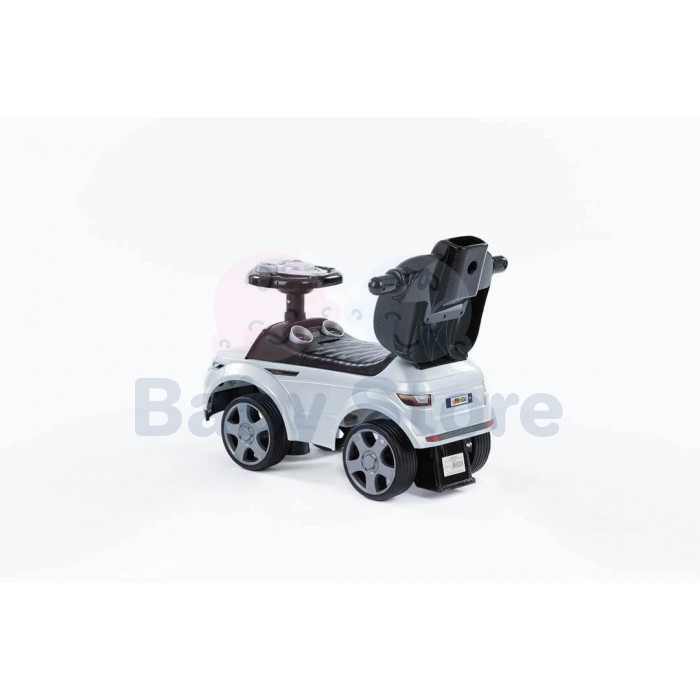 TO-MA paspiriama mašinytė su rankena 614R Grey vaikams