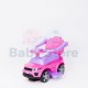 TO-MA paspiriama mašinytė su rankena 614R PINK TO-MA paspiriama mašinytė su rankena 614R PINK