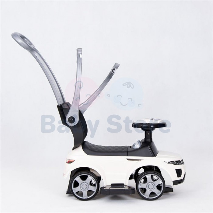 TO-MA paspiriama mašinytė su rankena 614R White vaikams