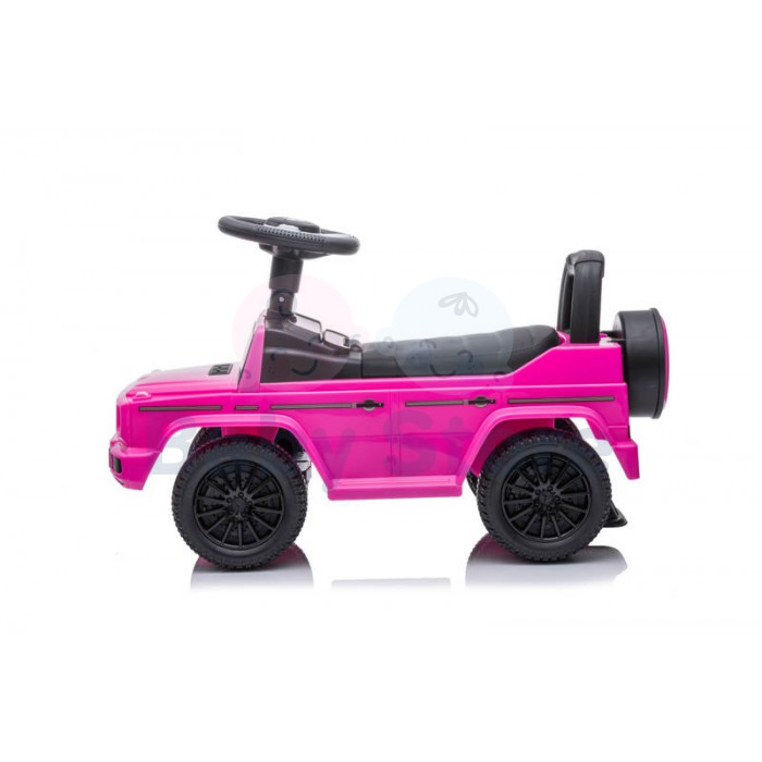 Paspiriama mašinytė Mercedes-Benz G350d Pink vaikams