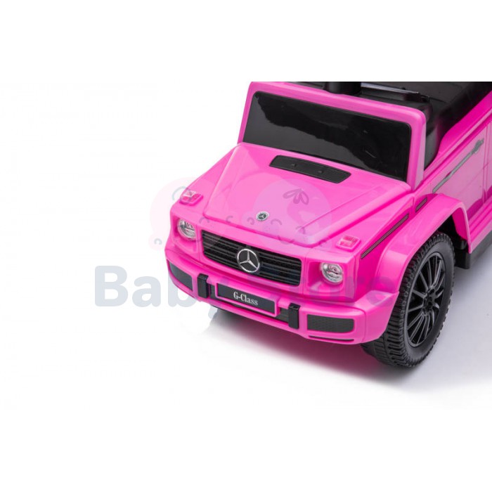 Paspiriama mašinytė Mercedes-Benz G350d Pink vaikams