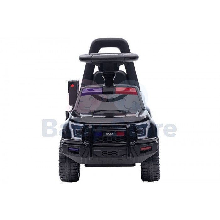 Paspiriama mašinytė QLS-993 Police Black vaikams