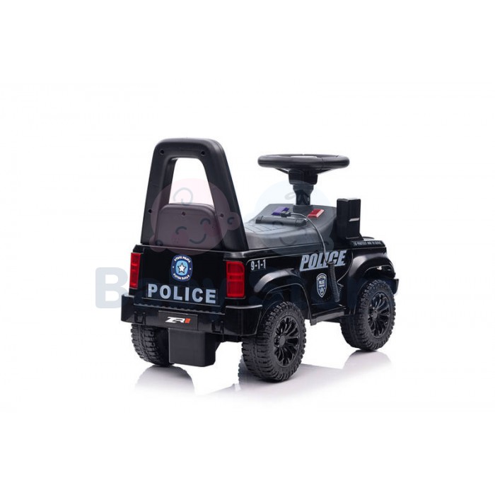 Paspiriama mašinytė QLS-993 Police Black vaikams