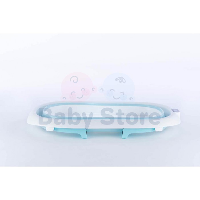 TO-MA sulankstoma kūdikių vonelė Bath Blue su išleidimo kamščiu