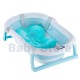 TO-MA sulankstoma kūdikių vonelė Bath Blue su išleidimo kamščiu