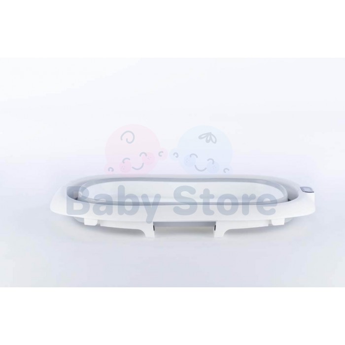 TO-MA Bath Grey sulankstoma kūdikių vonelė su vandens kamščiu