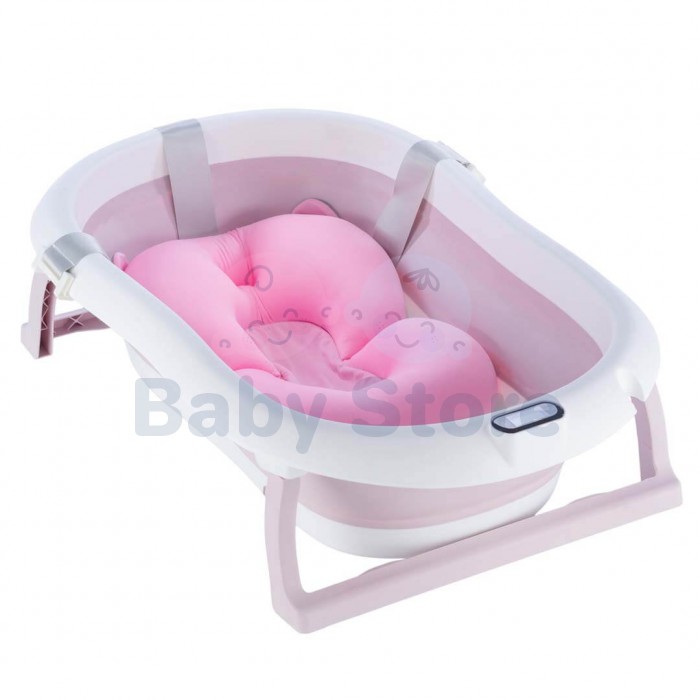 TO-MA Bath Pink ergonominis vonelės įdėklas naujagimiams