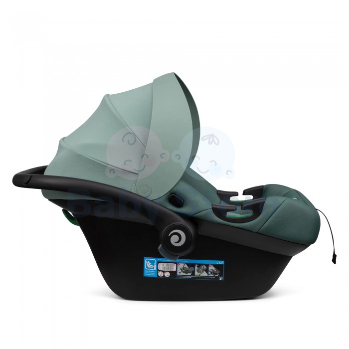 Tutis ELO Lux i-Size 0–13 kg Black automobilinė kėdutė – saugi kūdikio kėdutė