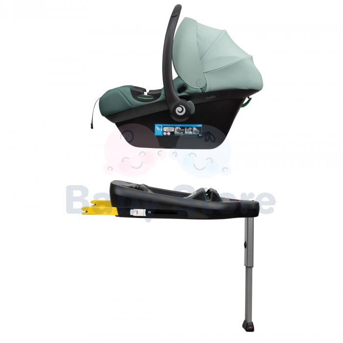Tutis ELO Lux i-Size 0–13 kg Black automobilinė kėdutė – saugi kūdikio kėdutė