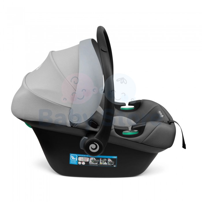 Tutis ELO Lux i-Size 0–13 kg Grey automobilinė kėdutė – saugi kūdikio kėdutė